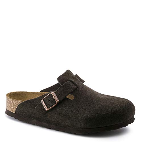 BIRKENSTOCK بيركنستوك يونيكس بوسطن بقدم ناعمة، جلد موكا، 38 N EU - Image 5