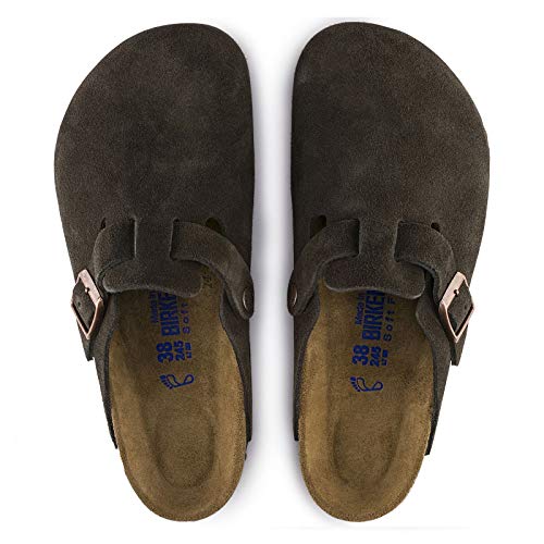 BIRKENSTOCK بيركنستوك يونيكس بوسطن بقدم ناعمة، جلد موكا، 38 N EU - Image 3