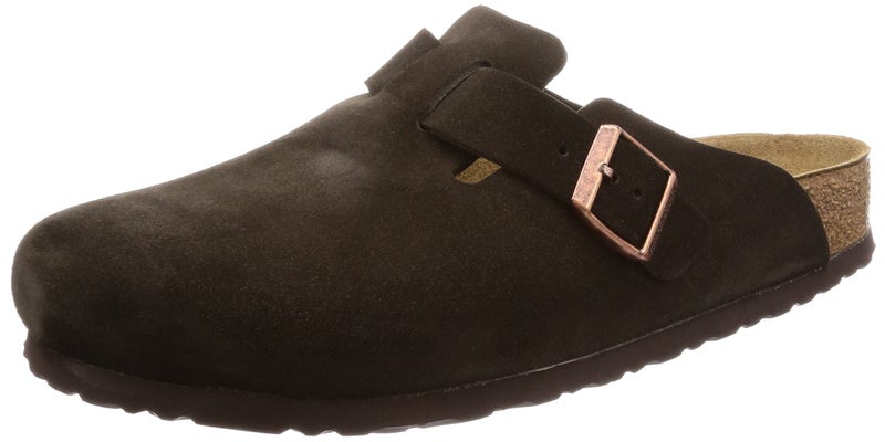 BIRKENSTOCK بيركنستوك يونيكس بوسطن بقدم ناعمة، جلد موكا، 38 N EU - Image 2