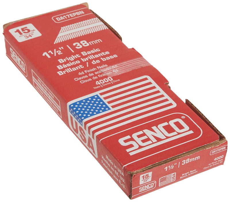 SENCO FASTENING SYSTEMS DA17EPBN 4000CT 1-1/2-Inch Finish Nail - Image 2
