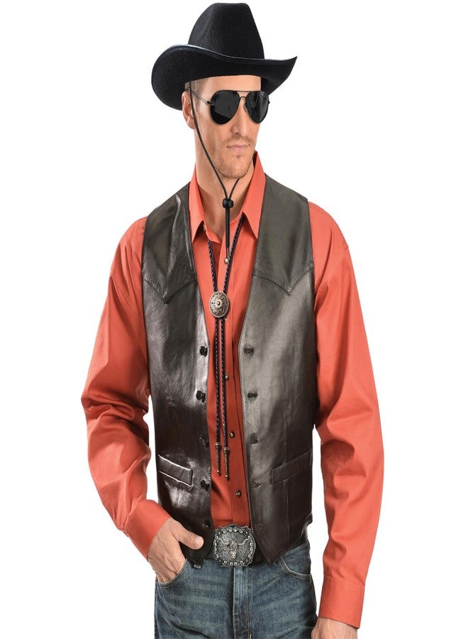 RIOSO Cowboy Outfit for Men Western Outfits Accessories Cowboy Costume Halloween Cosplay - Image 5
