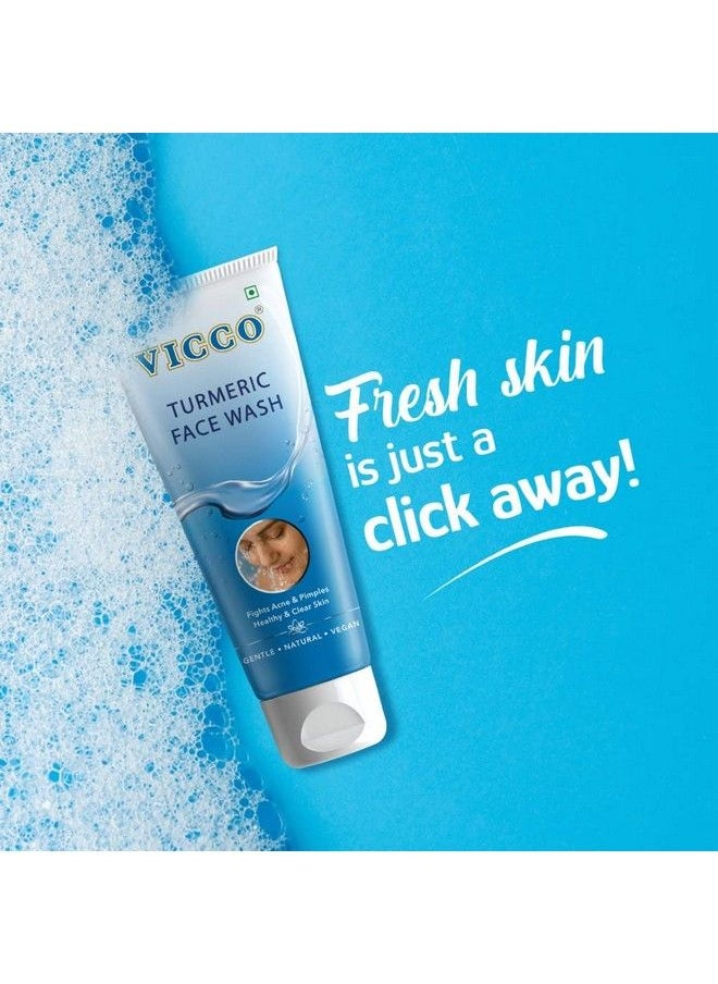 VICCO - Vicco Turmeric Combo Pack Vicco Turmeric Cream (50 Gm) + Vicco Turmeric Face Wash (70 Gm) (2) - Image 1