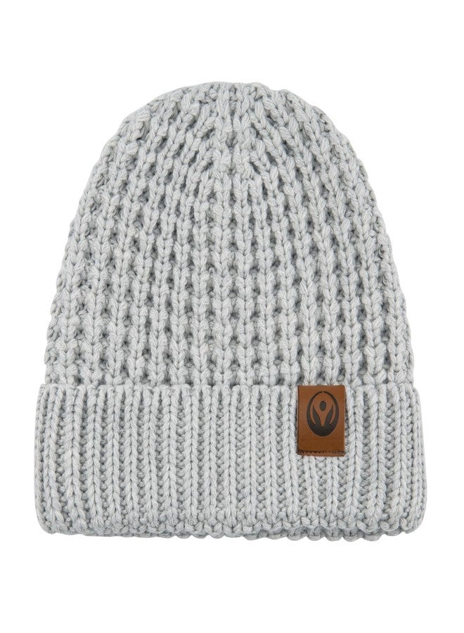 POMIJIAN Knitted Toddler Winter Hat Beanie for Baby Boy Girls Soft Cotton Cute Toddler Beanie Warm Infant Hats Outdoor (US, Age, 3 Years, 8 Years, Gray) - Image 1