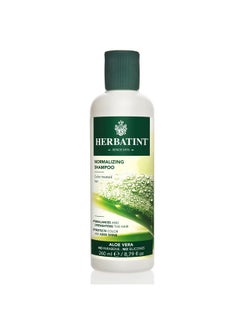 Herbatint Herbatint Normalizing Shampoo for Color-Treated, Normal Hair - Aloe Vera to Rebalance, Strengthen, & Add Shine - No Parabens, Sulfates, Gluten - 8.79 fl oz.  - Image 1