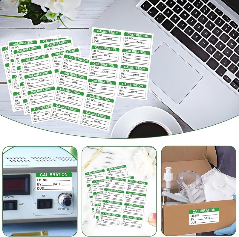 Well Tile Self Laminating Calibration Labels 2 X 1 Inches - Write-on Calibration Stickers with Clear Covers for for NIST Calibration, ISO-900 Calibration 128 Labels - Image 4