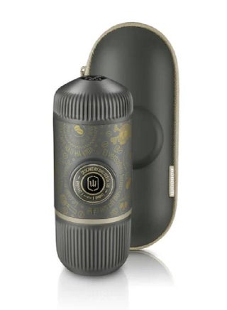 Nanopresso Dark Souls | Portable Espresso Machine w/ Travel Case, 18Bar High Extraction Power, 80ml Water Capacity, Works w/ NS Adapter for Capsules, For Camping, Travel, Office, Home - Grey - pzsku/Z15107C1027A48DA0AD99Z/45/_/1714121147/4195a10b-d1f1-4bb6-be32-10f752a38c50