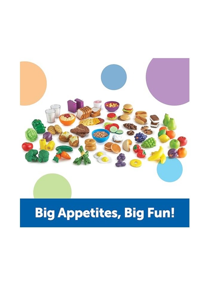 Learning Resources New Sprouts Classroom Play Food Set, 100 Pieces - LER9723,Multi,12 L x 7 W x 12 H in - Image 2