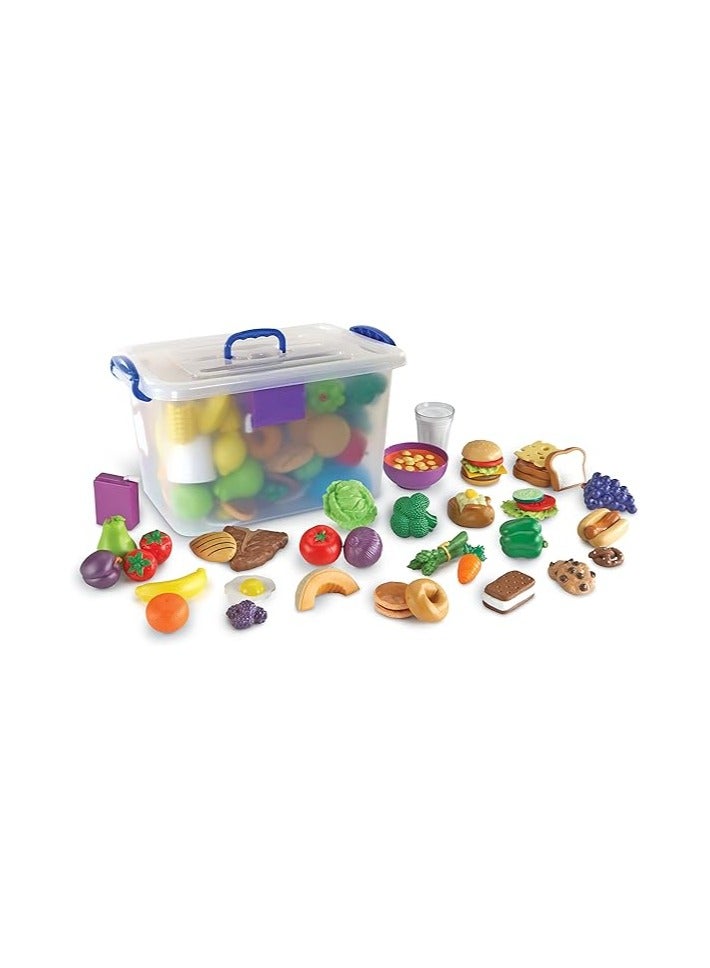 Learning Resources New Sprouts Classroom Play Food Set, 100 Pieces - LER9723,Multi,12 L x 7 W x 12 H in - Image 3