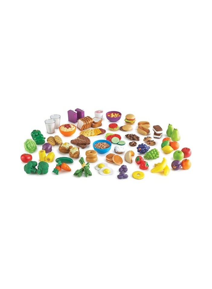 Learning Resources New Sprouts Classroom Play Food Set, 100 Pieces - LER9723,Multi,12 L x 7 W x 12 H in - Image 5