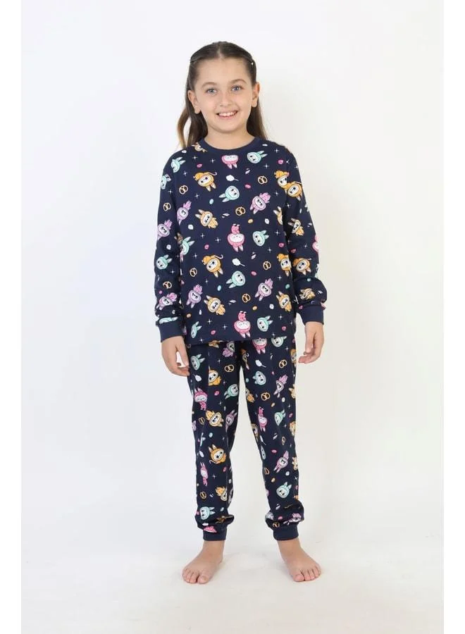 Zuzunga Labubu Pattern Girls' Outfit