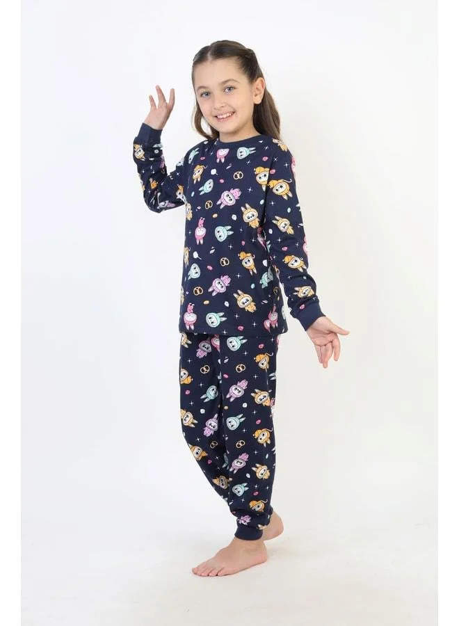 Zuzunga Labubu Pattern Girls' Outfit