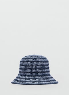 MANGO Natural Fibre Bucket Hat  - Image 1