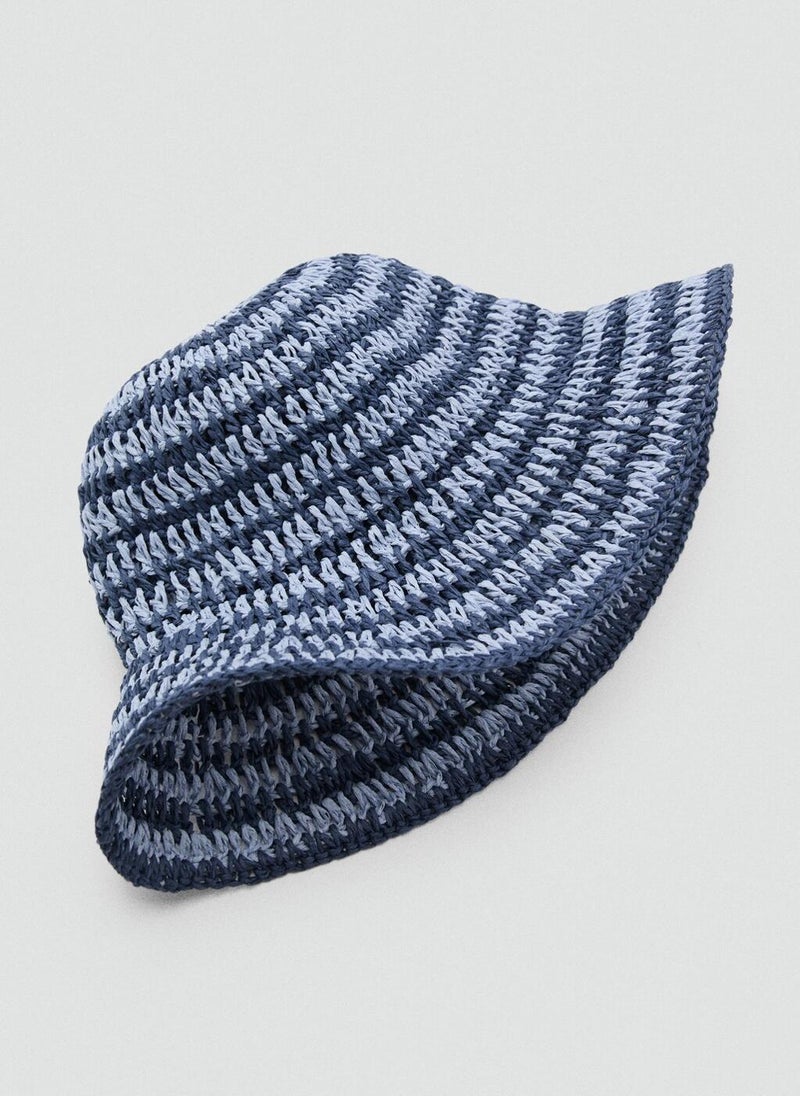 MANGO Natural Fibre Bucket Hat  - Image 2