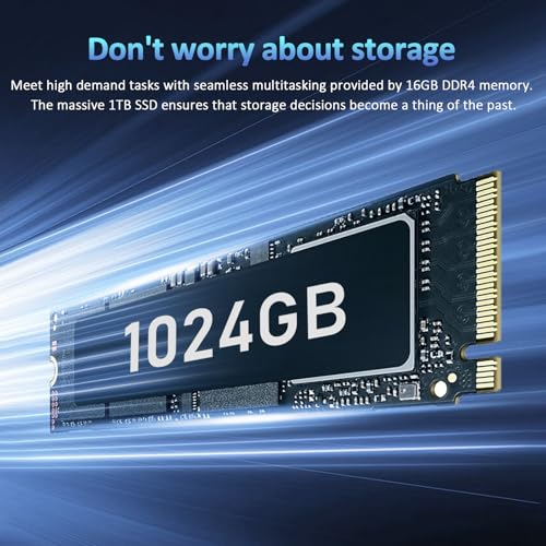 Auusda 15.6" Laptop Computer Notebook, 4-Core N95 Processor, FHD Display, Backlit Keyboard, Fingerprint, Webcam, Bluetooth, WiFi, Win 11 Pro, 10TB Upgradeable, T152A, 16GB RAM, 1TB NVMe SSD, Silver - Image 2