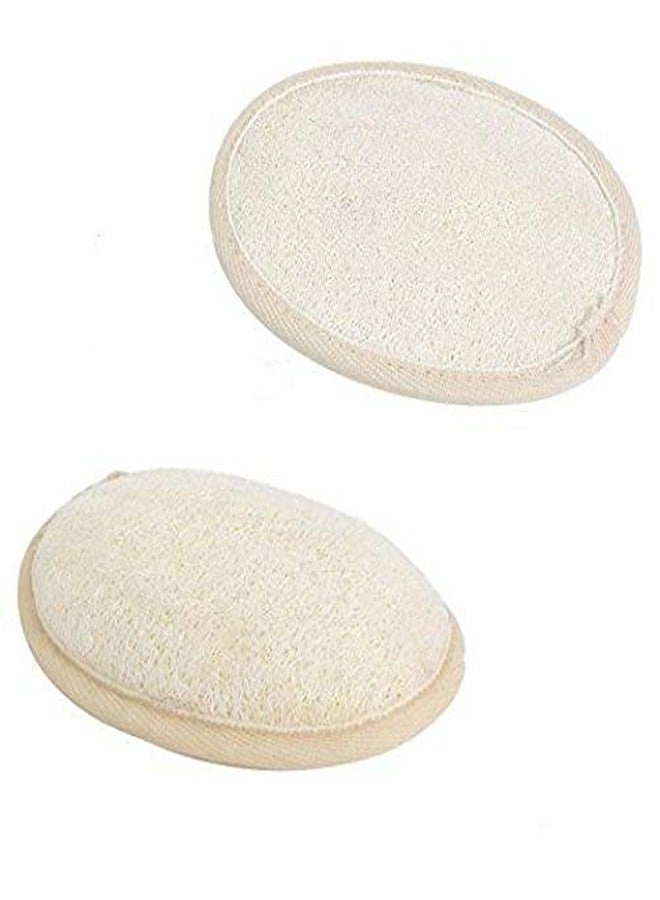 ROLIMOLI Single Side Loofah sponge body scrub bath scrubber Pack of 4 Pieces - Image 2