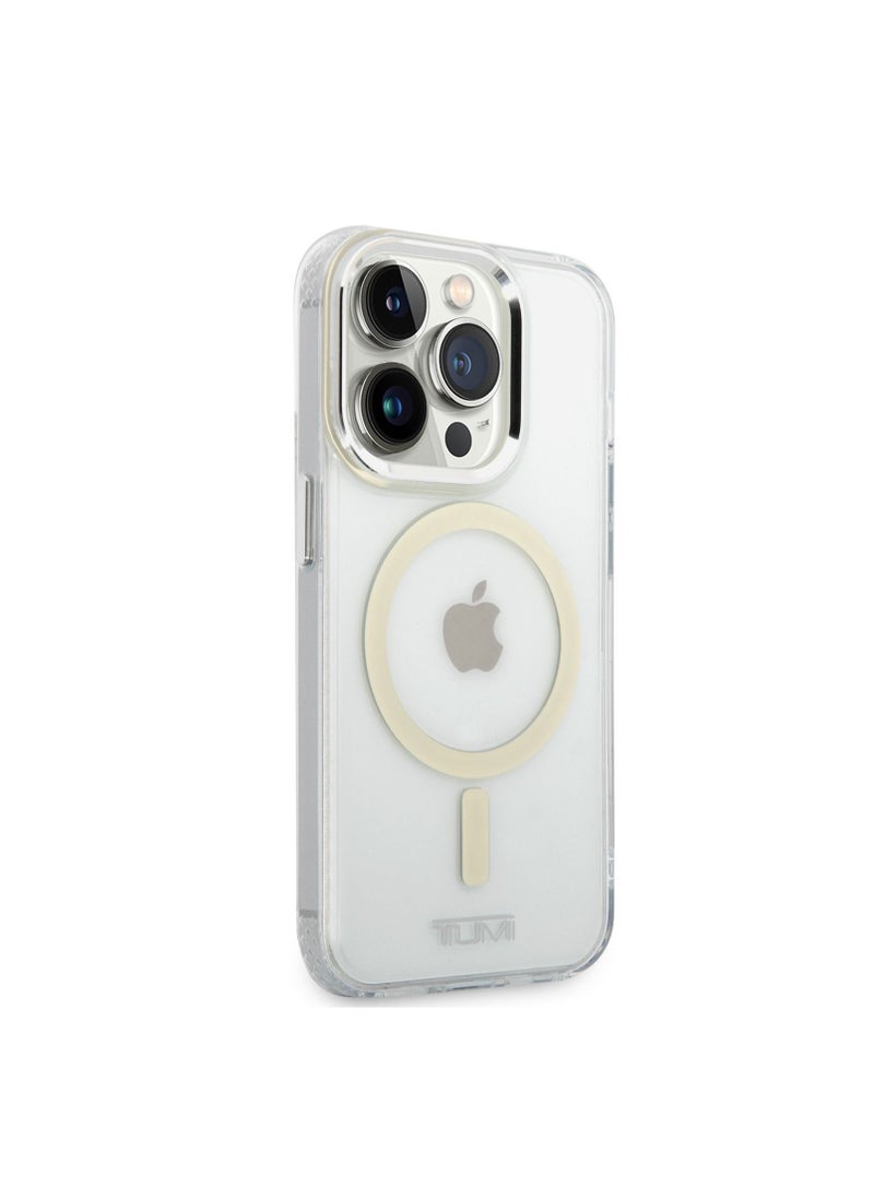 Tumi Magsafe Transparent Case For iPhone 14 Pro, Precision and Easy Access, Protection Against Scratch & Damage, Premium Quality, Lifted Camera Ring And Accurate Cutouts - Clear