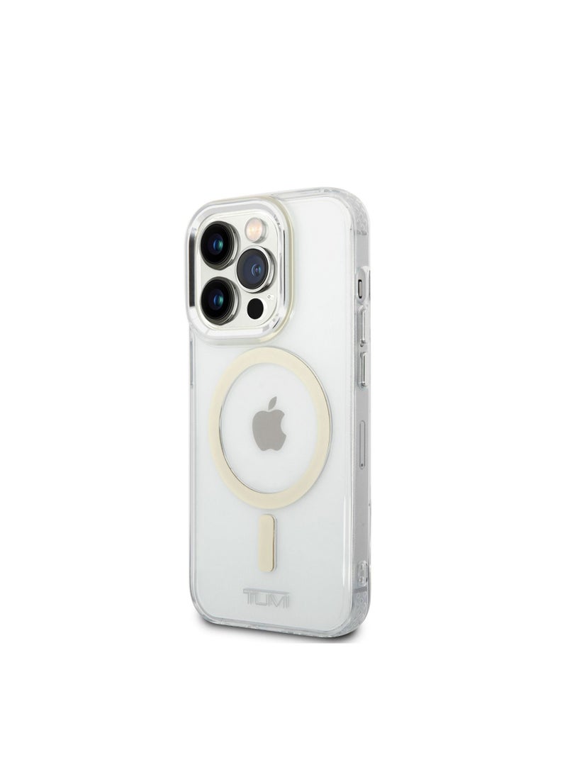 Tumi Magsafe Transparent Case For iPhone 14 Pro, Precision and Easy Access, Protection Against Scratch & Damage, Premium Quality, Lifted Camera Ring And Accurate Cutouts - Clear