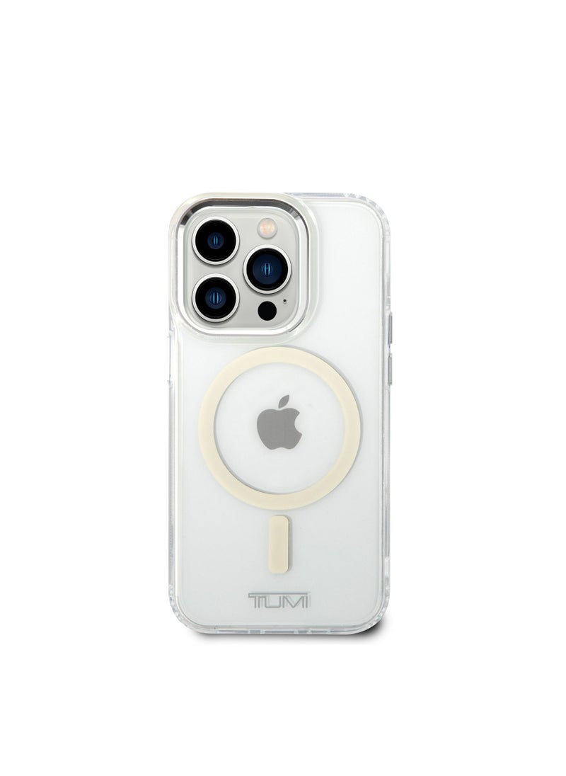 Tumi Magsafe Transparent Case For iPhone 14 Pro, Precision and Easy Access, Protection Against Scratch & Damage, Premium Quality, Lifted Camera Ring And Accurate Cutouts - Clear