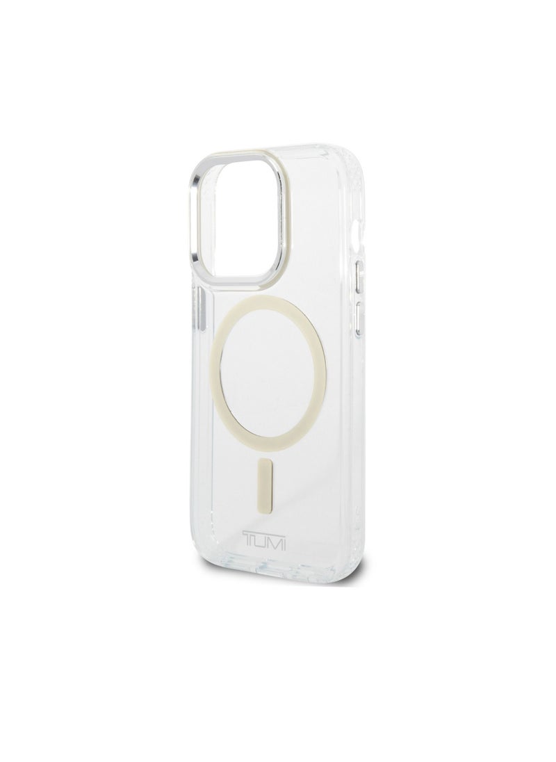 Tumi Magsafe Transparent Case For iPhone 14 Pro, Precision and Easy Access, Protection Against Scratch & Damage, Premium Quality, Lifted Camera Ring And Accurate Cutouts - Clear