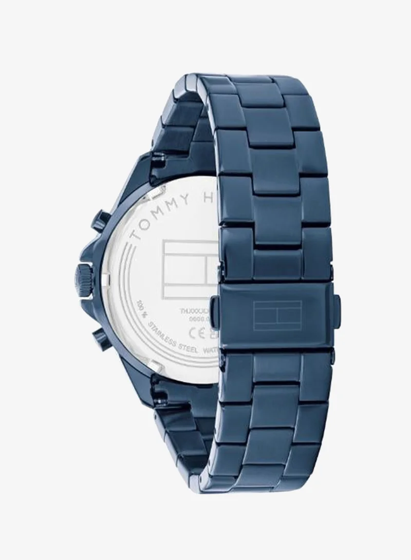 Tommy Hilfiger  Women's Multifunction Watch, Blue Dial, Blue Stainless Steel Strap for Women | Best Price UAE