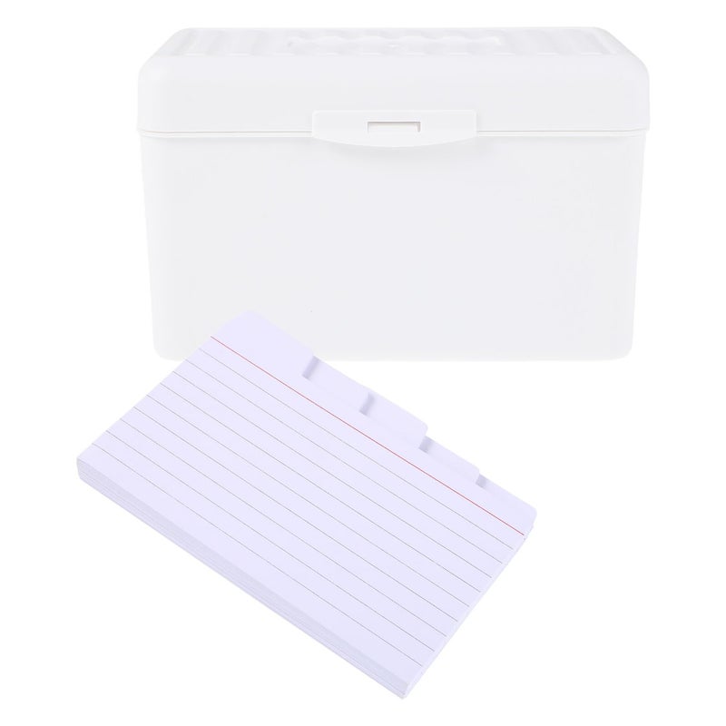 3 Inch Lined Index Cards with Storage Box 50Pcs Small Flashcards for Studying Note Taking - Image 2