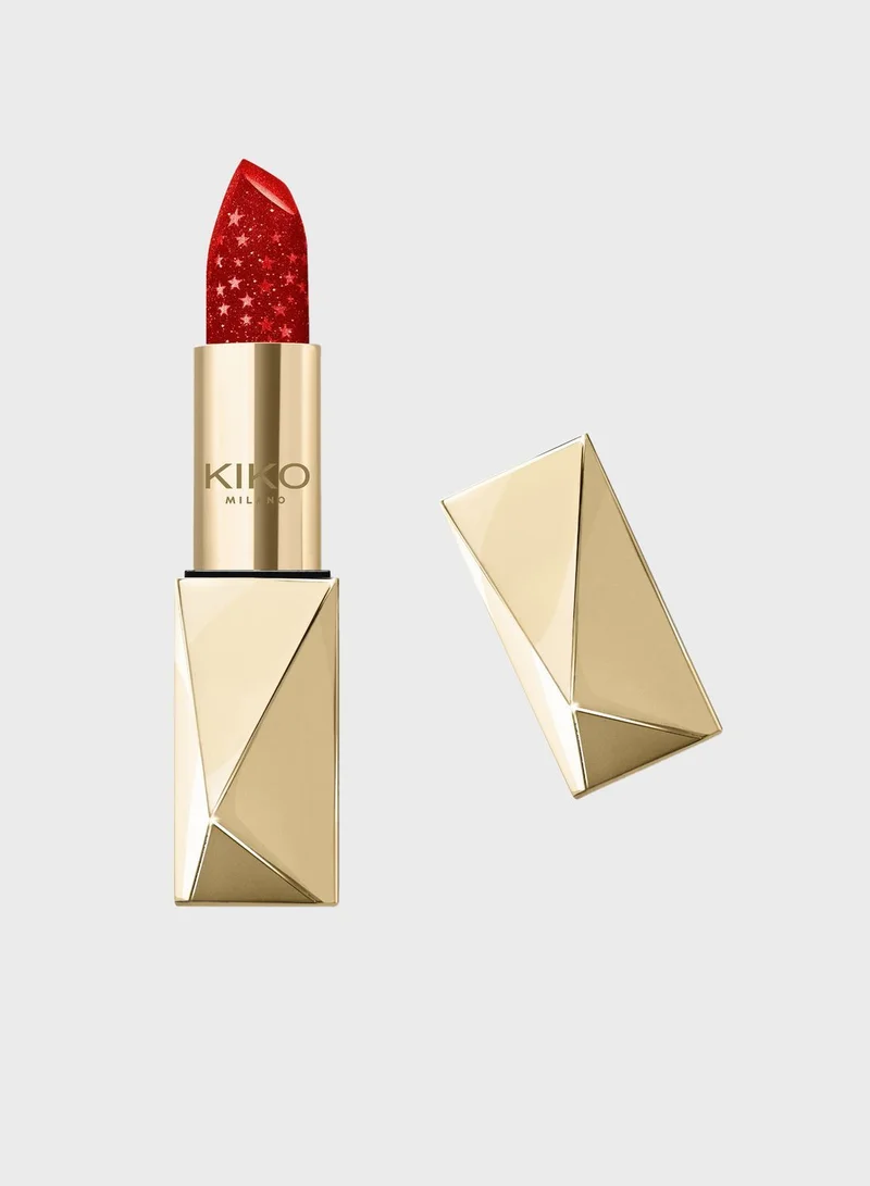 KIKO MILANO Diamond Dust Lipstick - Dazzling Ruby