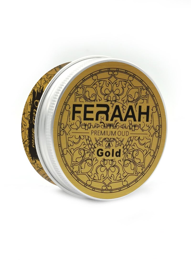 Generic FERAAH Gold Premium OUD Series Organic Can Air Freshener 42g,  Long-Lasting, Spill-Proof  - Image 5