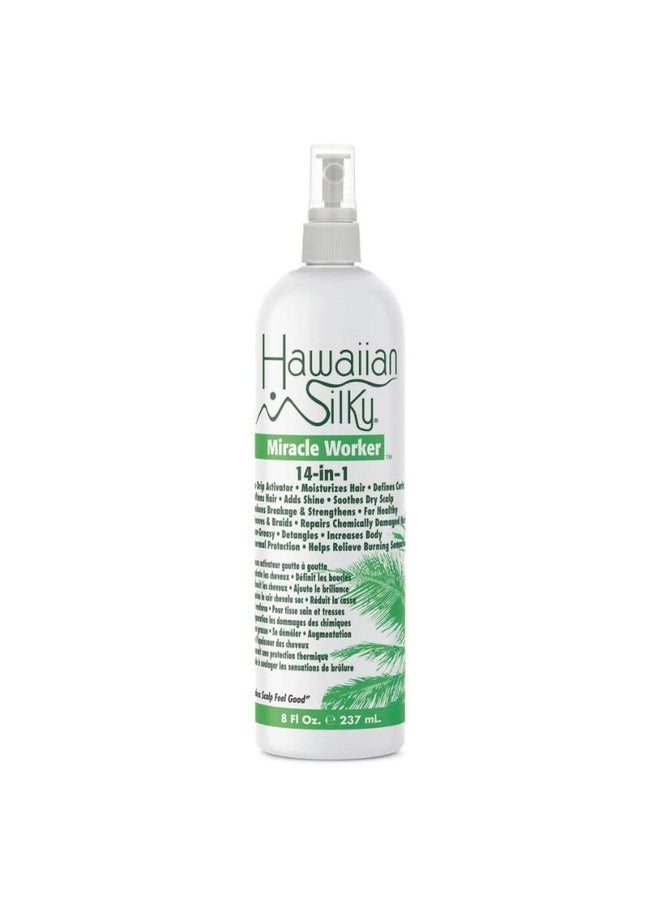 Hawaiian Silky Awaiian Silky Miracle Worker 14In1 Leave In Conditioner 8 Oz  - Image 1