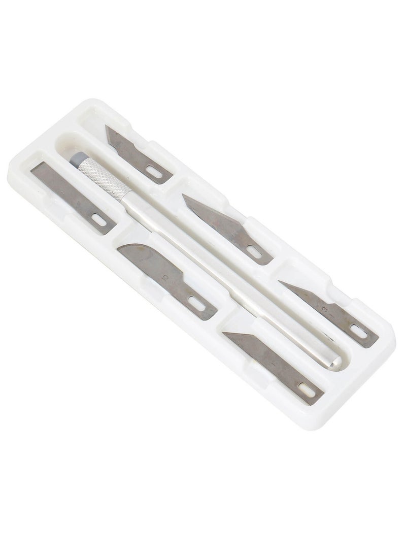 ميجا تولز طقم سكاكين هواية فضي 7 قطع - Image 2