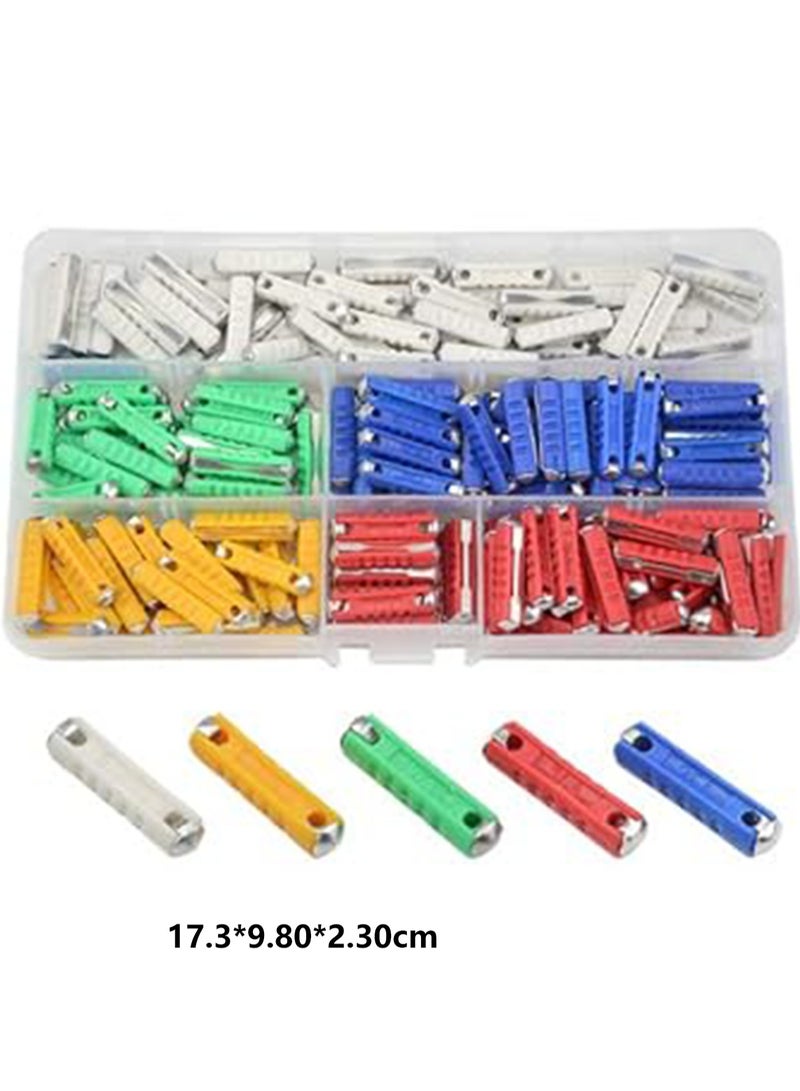 Loquat 200pcs 5A/8A/10A/16A/25A Car Fuse European Car Fuse Set Multicolor Torpedo Shape Old Style Non Ceramic - Image 4
