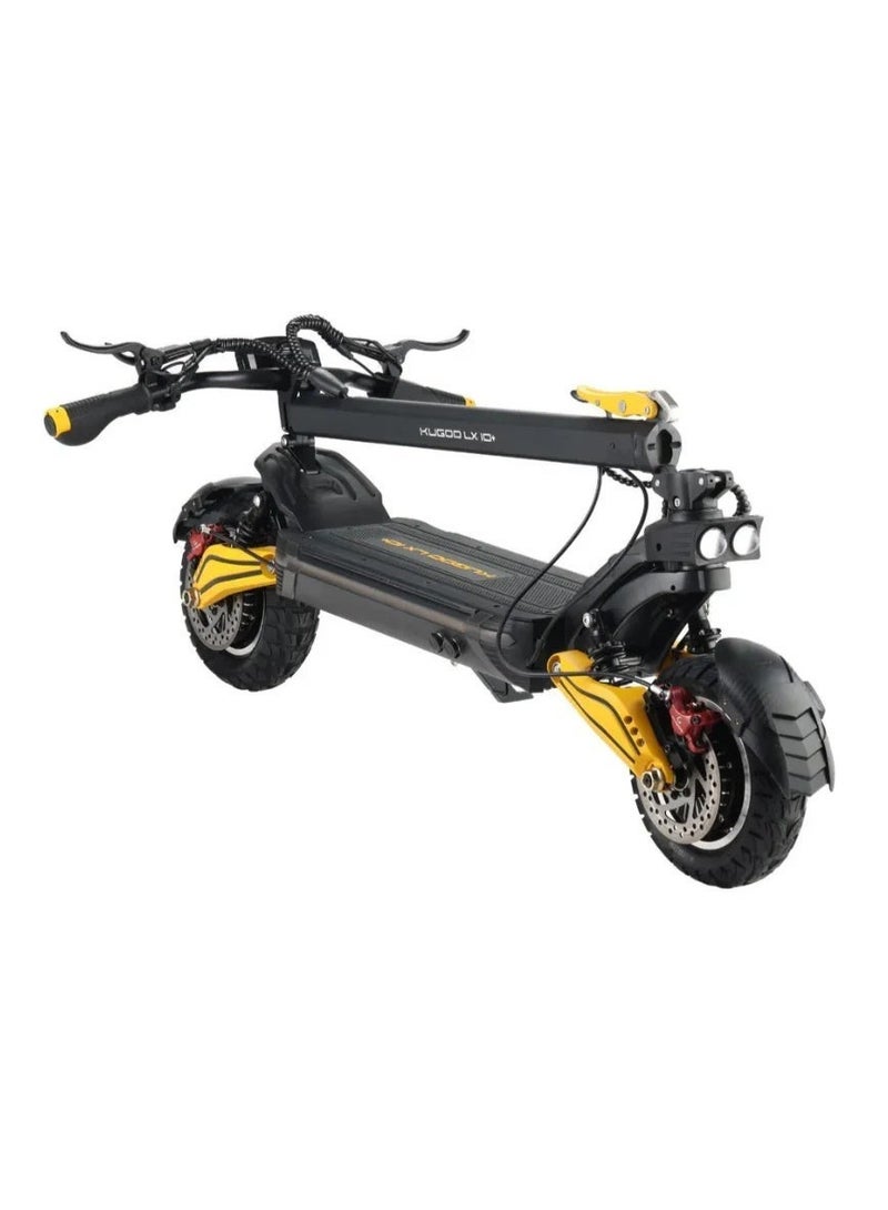 KUGOO LX10+ Dual Motor Electric Scooter 2×1400W Total ~2800W 60V 20.8Ah Battery Maximum Speed up to 75km/h Riding Range up to 100km 10-Inch Pneumatic Tires Dual Suspension Dual Brakes LCD Display Foldable Frame 150KG Load Capacity - Image 5