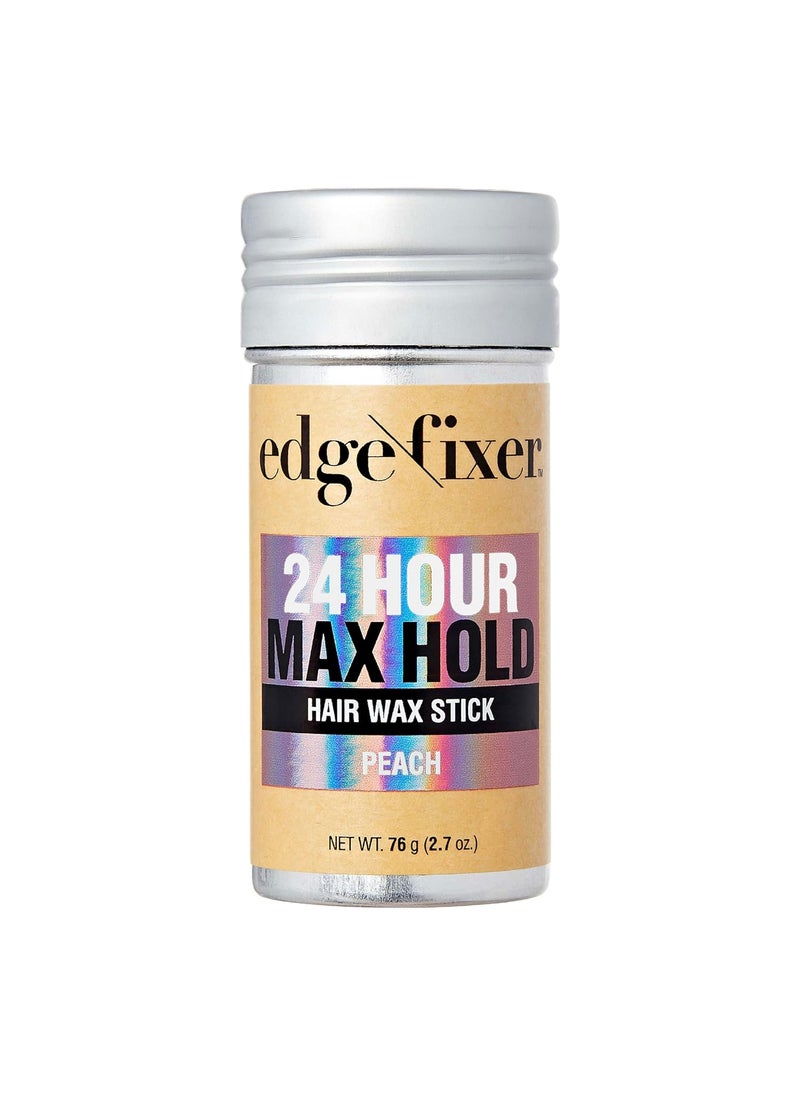 Red by Kiss - Red by Kiss Hair Wax Stick 24HR Max Hold Edge Fixer Edge Control Pomade NonSticky NonOily Flake Free Hair Styling Wax 27 oz Peach - Image 1