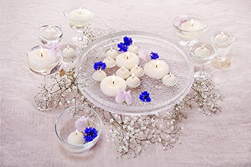 BOLSIUS White Floating Candles 3 Inch - Set Of 12 Maxi Candles - 8 Hour Clean Burning - Palm Oil Free - 0% Animal Fat - Premium European Quality - Image 4