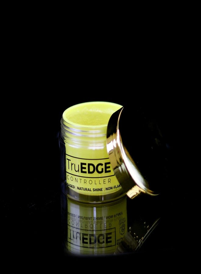 Tyche TruEDGE Controller Extreme Hold Water-Based Pomade - Ntaural Shine & Non-Flaky Scented Edge Control - Perfect for Hair-Braiding (Lemon Berry) - Image 2