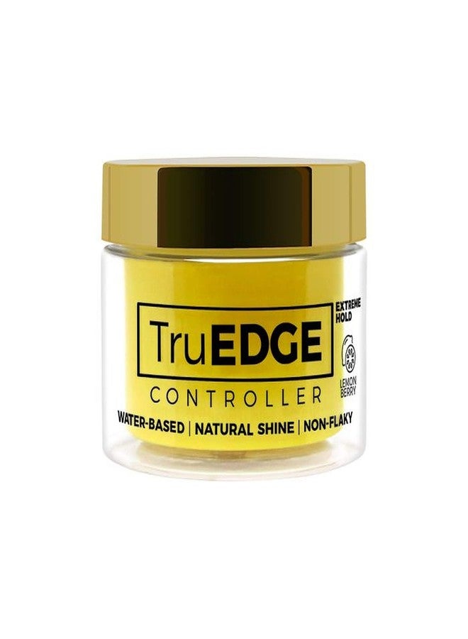 Tyche TruEDGE Controller Extreme Hold Water-Based Pomade - Ntaural Shine & Non-Flaky Scented Edge Control - Perfect for Hair-Braiding (Lemon Berry) - Image 1