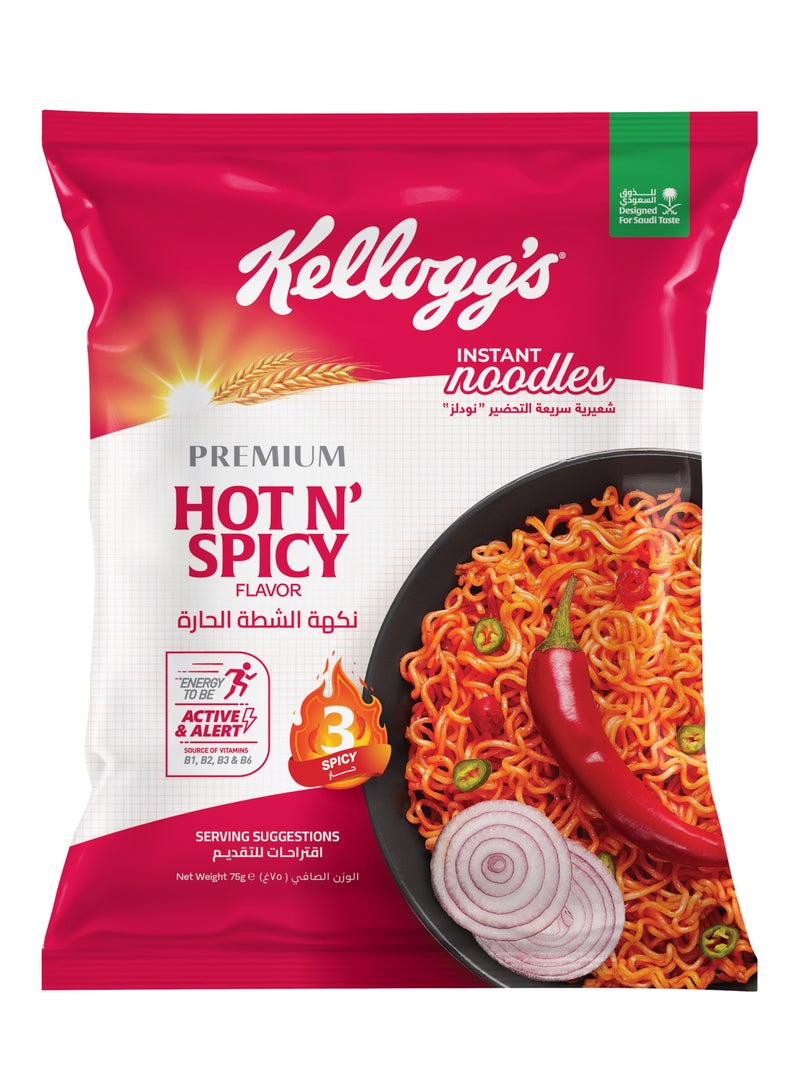 Hot And Spicy Flavor Instant Noodles 75g