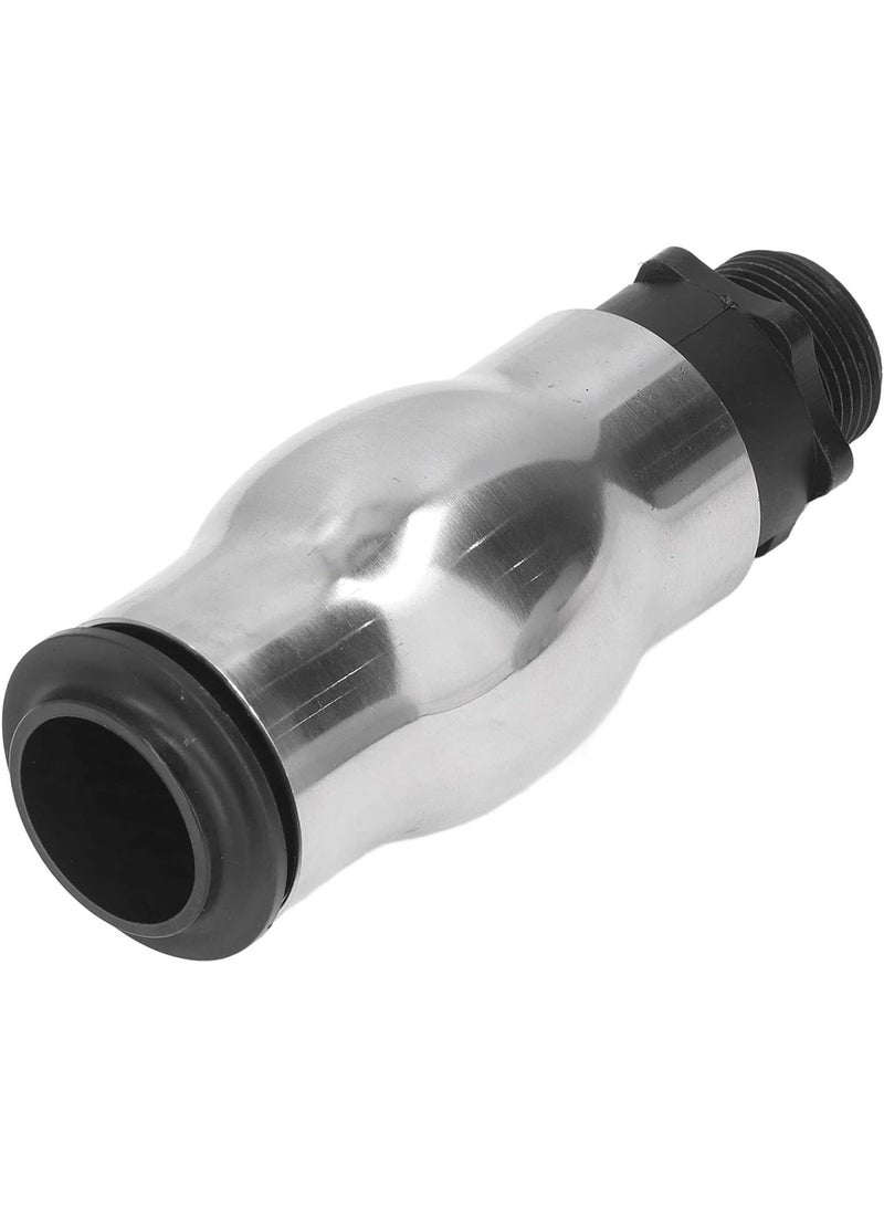 فوهة مضخة البركة، فوهة نافورة رغوية بخيط خارجي، فوهة رش، رأس رشاش، رأس رشاش من الفولاذ المقاوم للصدأ للحديقة والبركة والبحيرة - Image 3