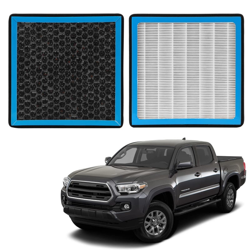 1HEPA Cabin Air Filter replacement CF10374 compatible with 20052023 Toyota Tacoma20132016 Dodge Dart20032008 Pontiac Vibe Activated Carbon Filter