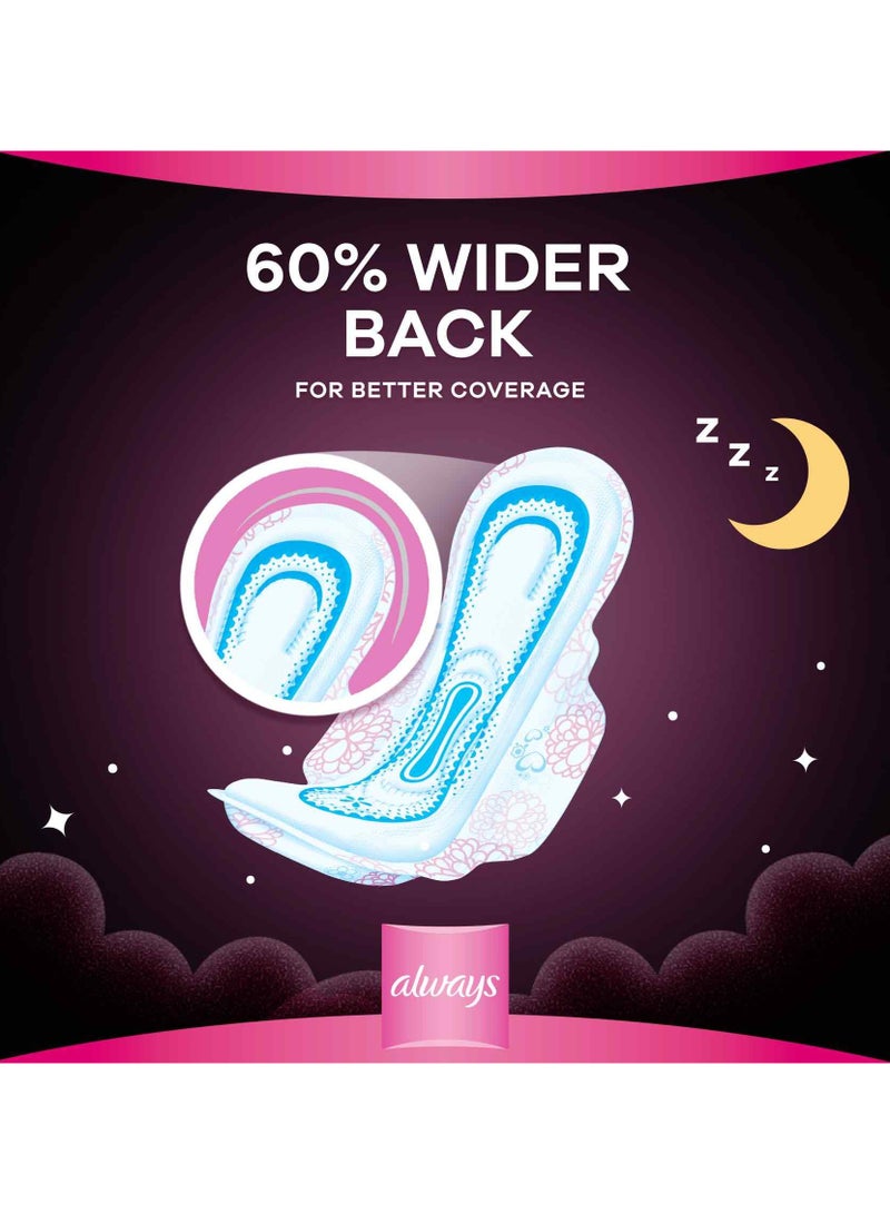 Always Breathable Soft Maxi Thick Night Sanitary Pads With Wings 24 Pads - Image 2
