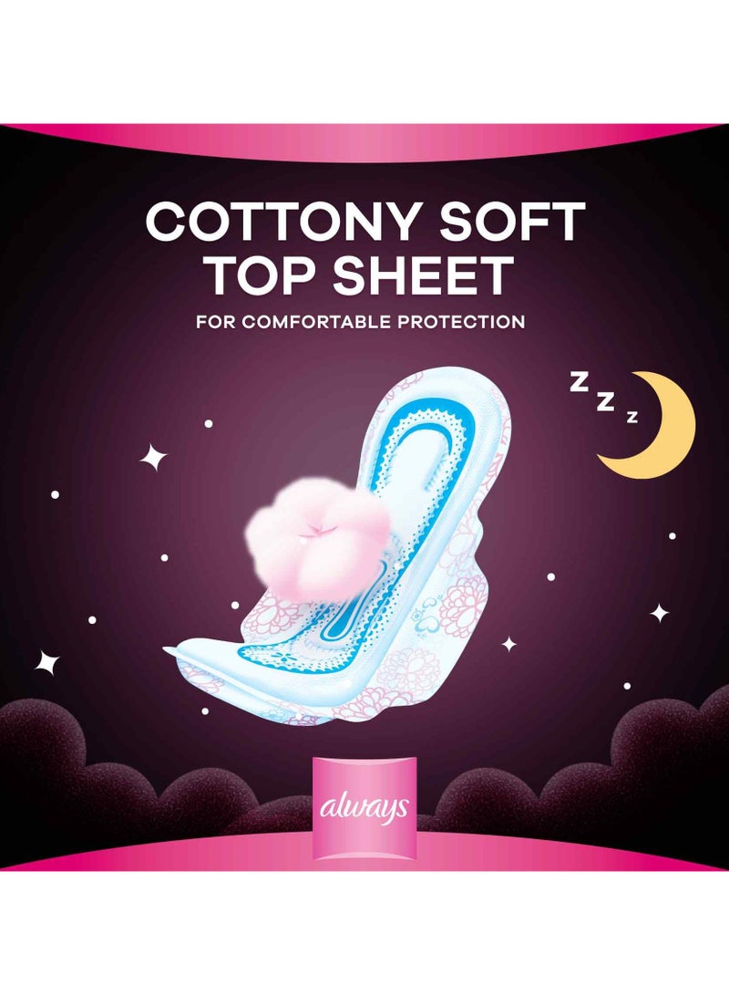 Always Breathable Soft Maxi Thick Night Sanitary Pads With Wings 24 Pads - Image 5