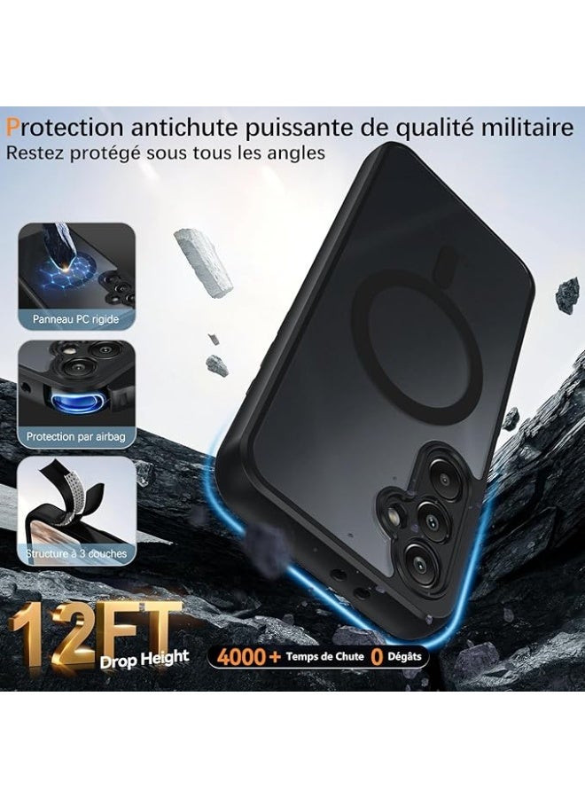 MagSafe Compatible Samsung Galaxy A16 Case, Full Body Magnetic Shockproof Cover, Shockproof Back Cover for Men Samsung A16 5G - Image 4