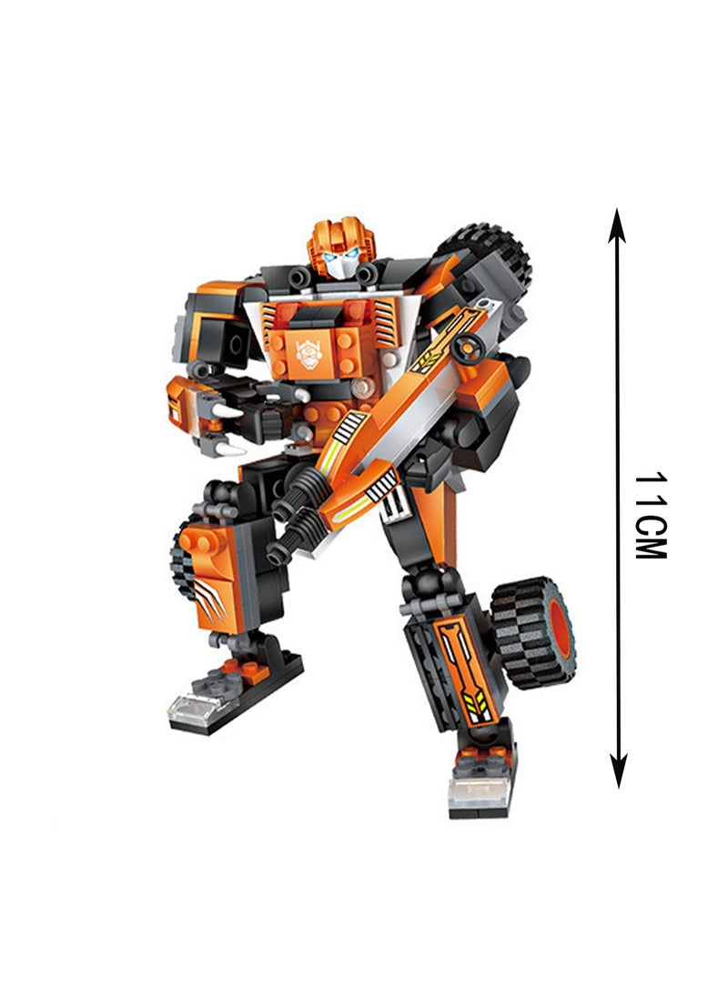 221pcs Weightlifting Truck Three-Change Robot Model Set Building Blocks Leisure Decompression Assembly Building Assembly Toys Children Adult Home Decorations  - Image 3