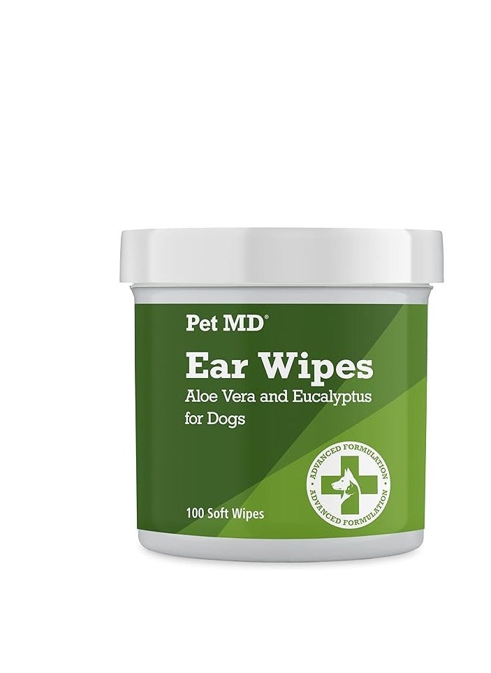 Dog Ear Cleaner Wipes Aloe and Eucalyptus - 100 Count - pzsku/Z1511D69D500CC713E050Z/45/_/1725206395/732a98b3-8d22-4706-95b0-0c02955dd8a6