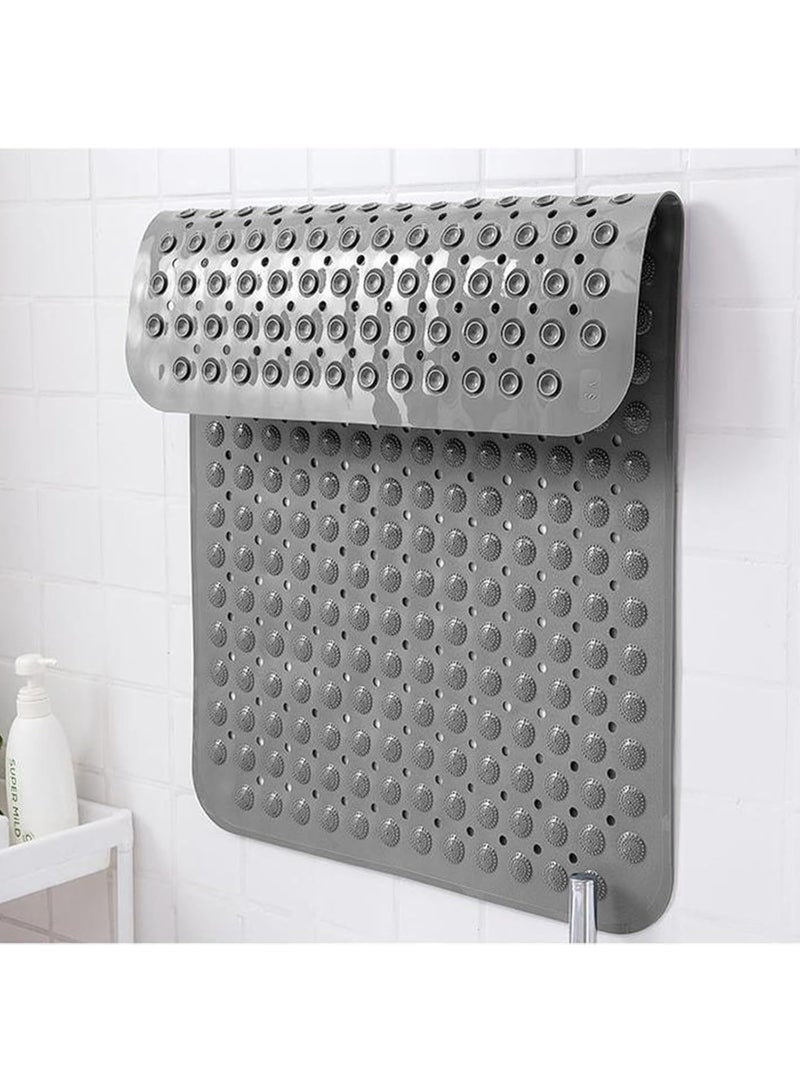 Arabest Bathtub Mat 27x14 Inches Non Slip Bath Mat Massage Anti Slip Bathtub Mat with Suction Cups and Drain Holes Machine Washable Bathroom Soft Shower Mat - Image 5