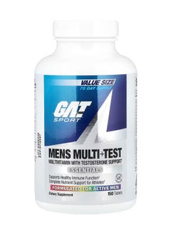 GAT SPORT Mens Multi+Test Vitamin, 150 Tablets, Supports Healthy Immune Function  - Image 2