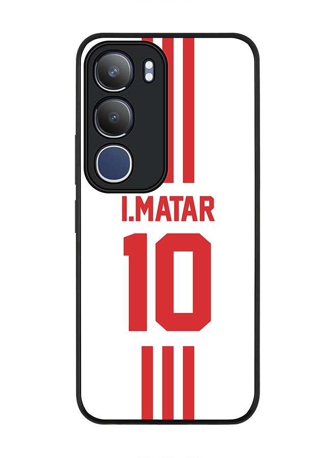 Stylizedd For vivo Y19s / Y19s Pro Case,Slim fit Camera Protection, Shockproof Thin Phone cover  - Football - UAE,  I.Matar