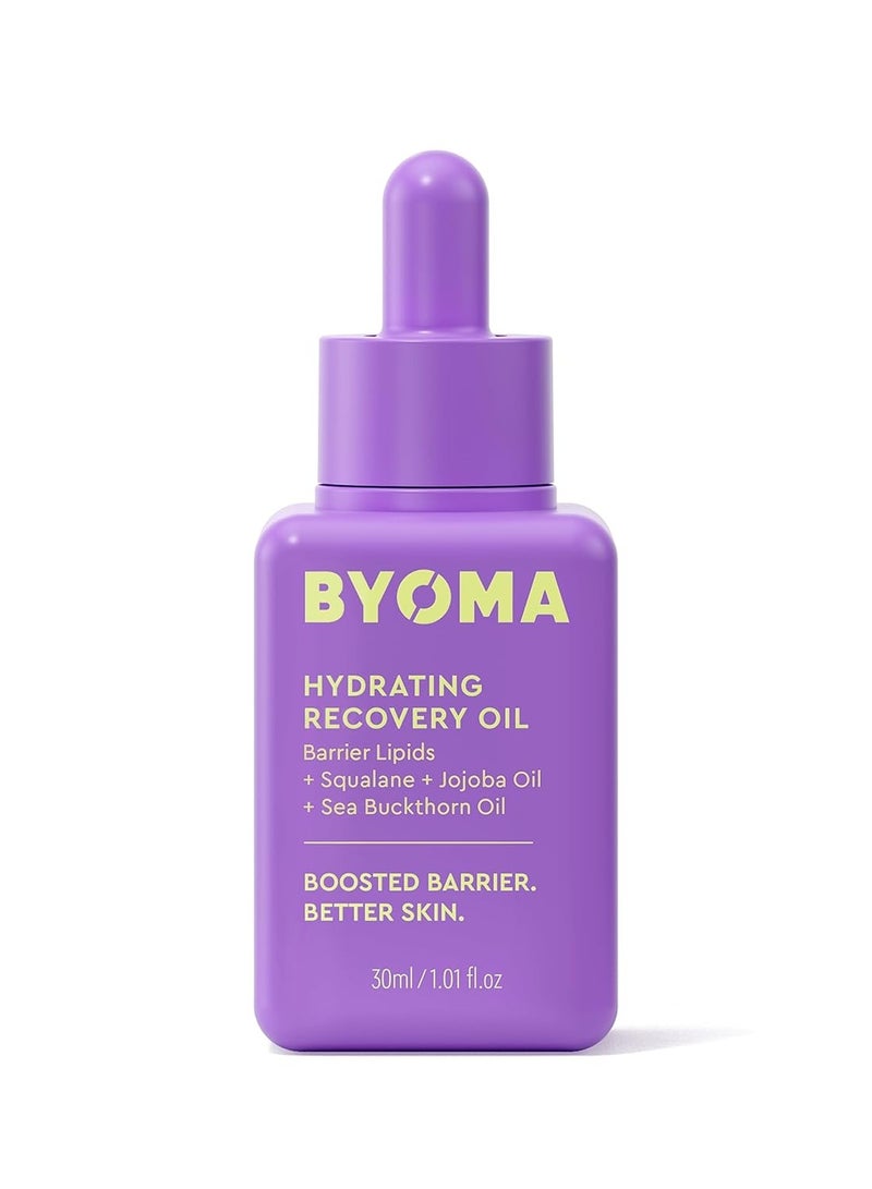 BYOMA Hydrating Recovery Oil - Luxury Face Oil with Squalane, Jojoba Oil & Seabuckthorn Oil - Instant Radiant and Glowy Skin - Barrier Repair Facial Oil - 1.01 fl. oz - Image 1
