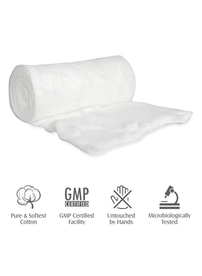 Tulips 100Gm Absorbent Soft Cotton Wool/Roll For Makeup Remover Beauty Adult & Baby Care Disposable Cotton (Pack Of 2) - Image 4