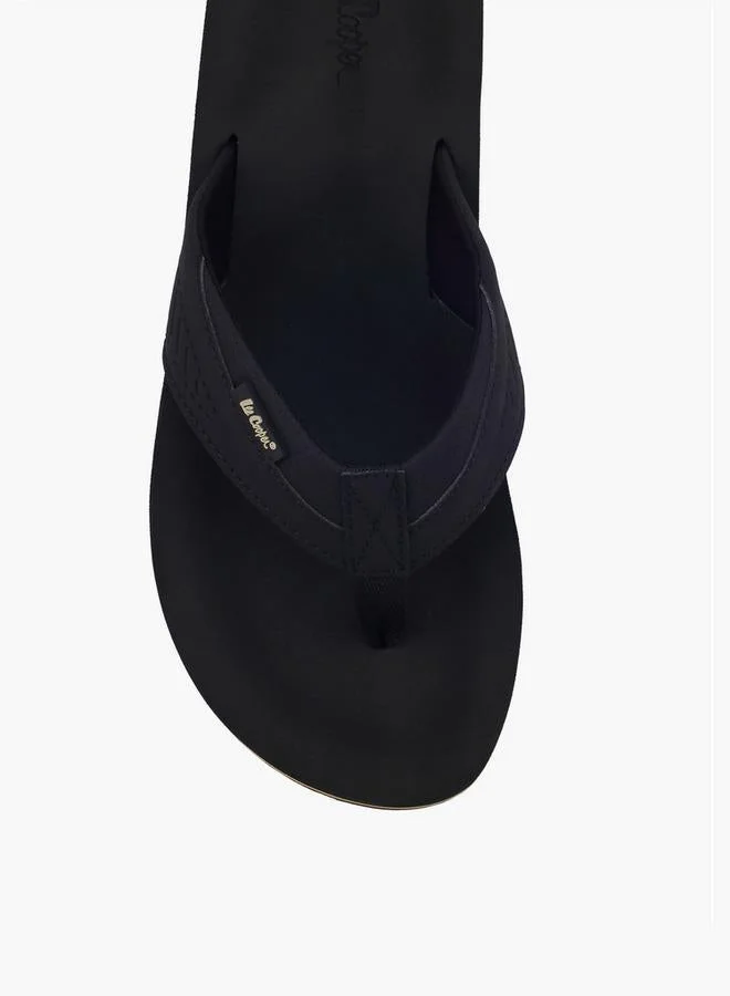 Lee Cooper BLACK Men Slip-On Thong Slippers for Men | Best Price UAE
