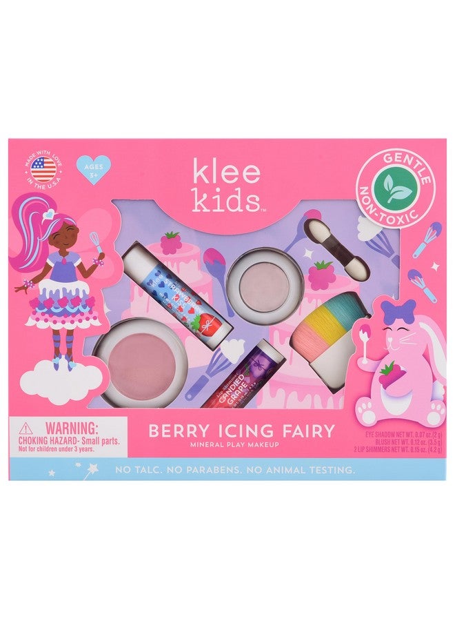 LunaStar Luna Star Klee Kids Play Makeup Kit. Gentle And Non-Toxic. Kid-Friendly. Made In Usa. (Berry Icing Fairy) - Image 1